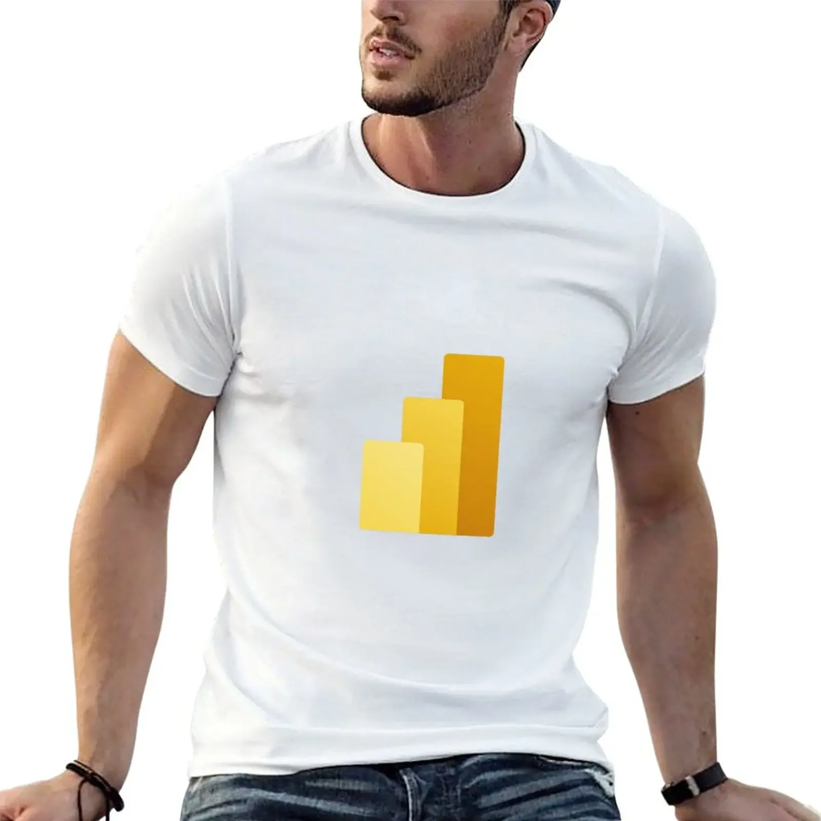 

New Power BI Logo (or Icon) T-shirt plain new edition animal prinfor boys mens t shirts