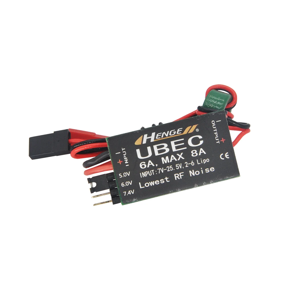 6A UBEC HENGE Output 5v / 6v 6A / 8A,2-6S LIPO 6-16 cell Ni-Mh Input Switch Mode