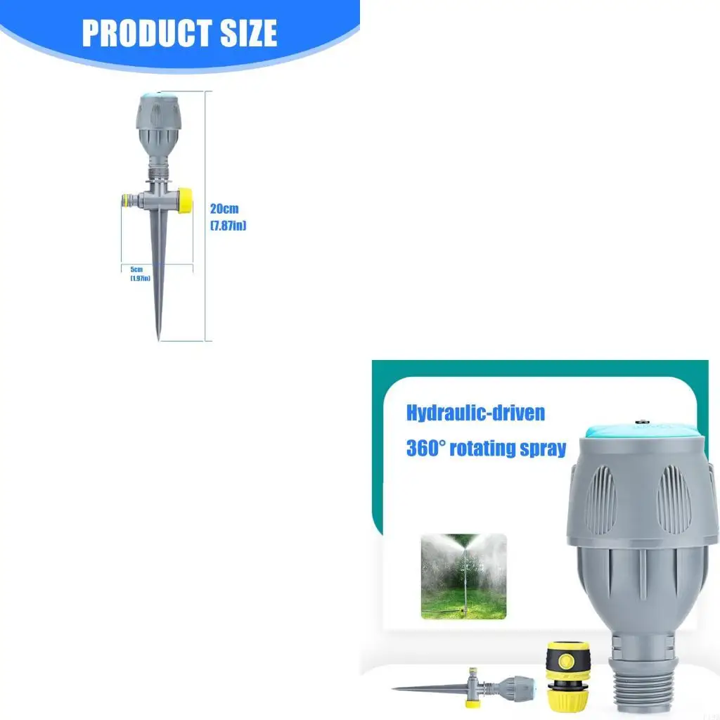 

F19B Durable Plastic Sprinkler Head For 360 Degree Coverage for Gardens