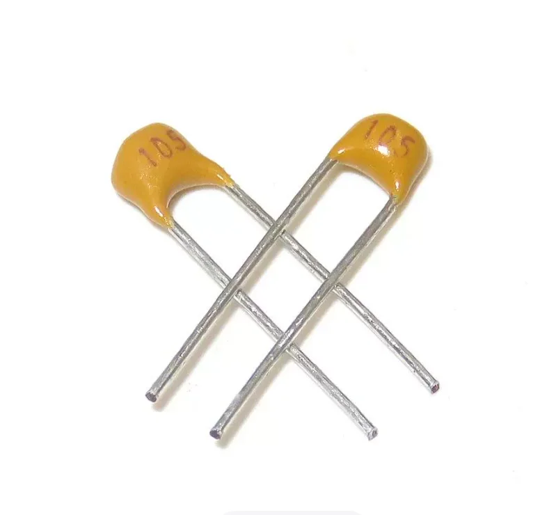 50PCS 50V 100PF/1NF/10NF/0.1UF/22PF/33PF/100nf 1uf 105 Monolithic Multilayer Ceramic Capacitor 2.54mm 101/102/103/104/220/330