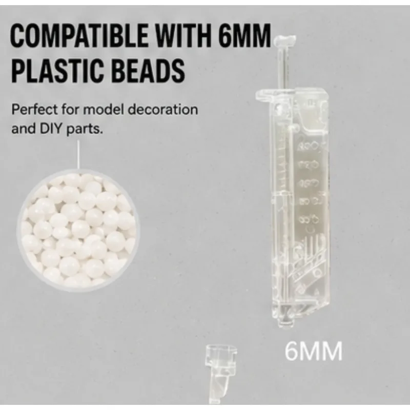 Portable Press 6MM Mechanical Loader Plastic Bead Refill Tool Background Model Decoration Spare Kit