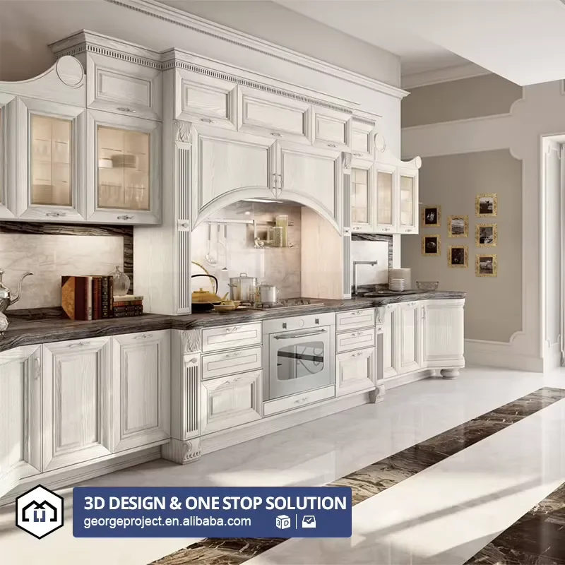 Wood Cuisine Full Units Appliances Modular Modern Kitchen Designs Cucina Completa Island Table Kitchen Cabinets for