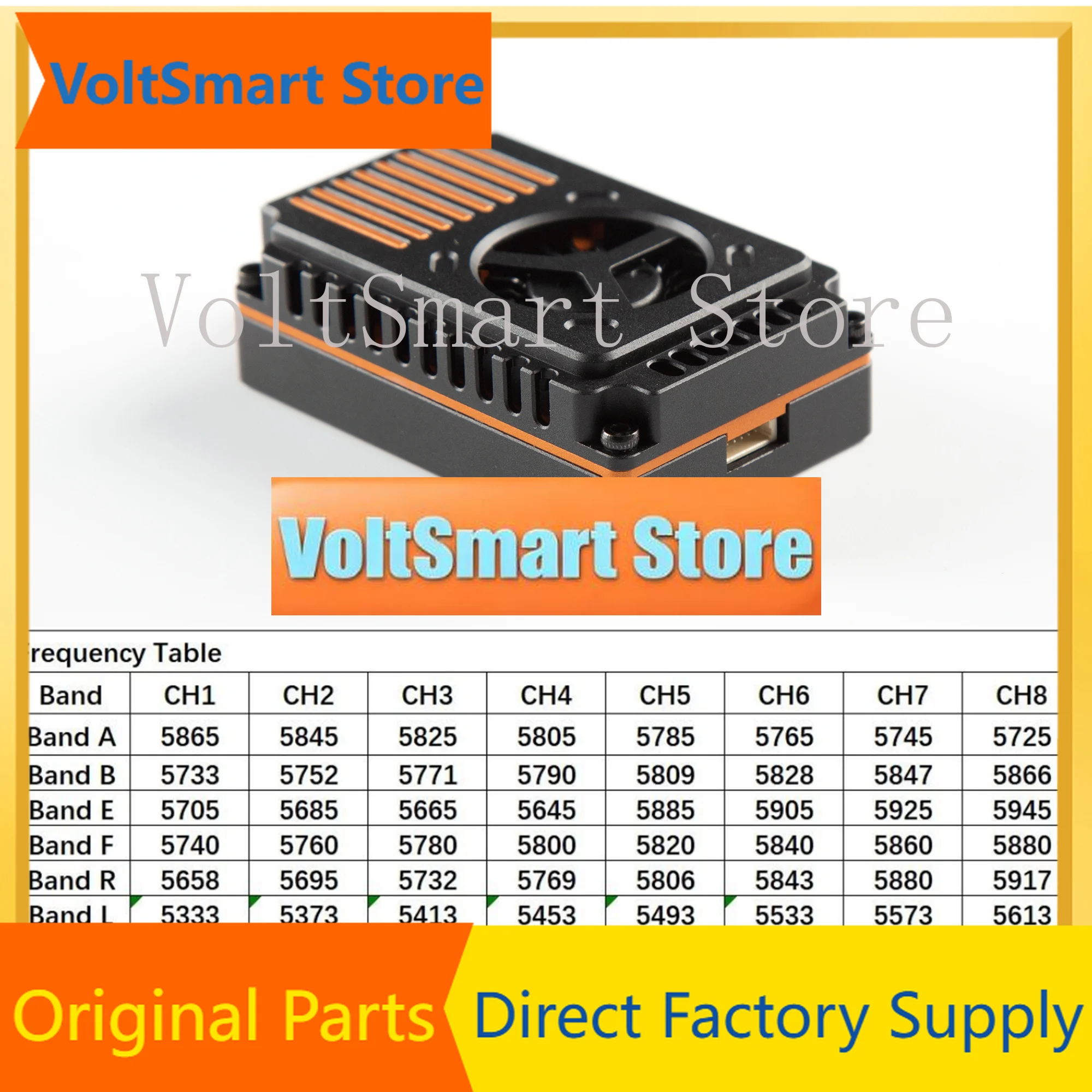 VoltS4.9G-6GHz 15W VTX 15000mW Transmitter Transmitting Module 80CH DC 18V-36V IRC Tramp Long Range For RC Drone Racing/Fixed-wi