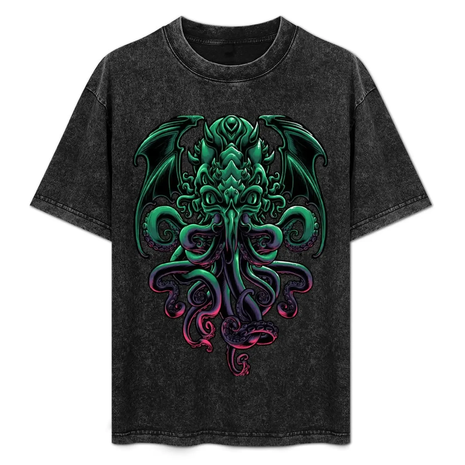 

Cthulhu Master of Rlyeh T-Shirt rapper graphic tees oversized graphic tee clothes vintage t shirts slim fit t shirts for men