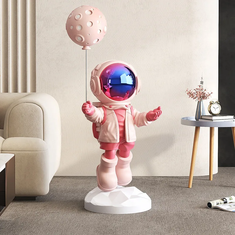 

110CM/43.3inch astronaut living room large floor ornaments home decorations TV cabinet gifts