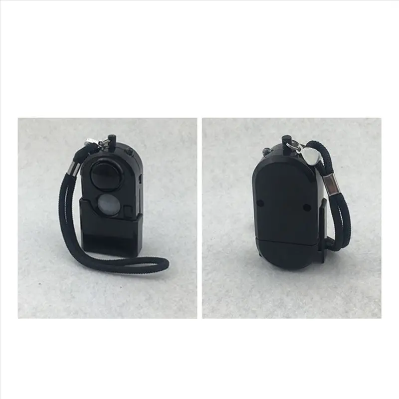 AB25-2 Piece Camping Travel Portable Mini PIR Infrared Motion Sensor Black Plastic 120DB Wireless Home Security
