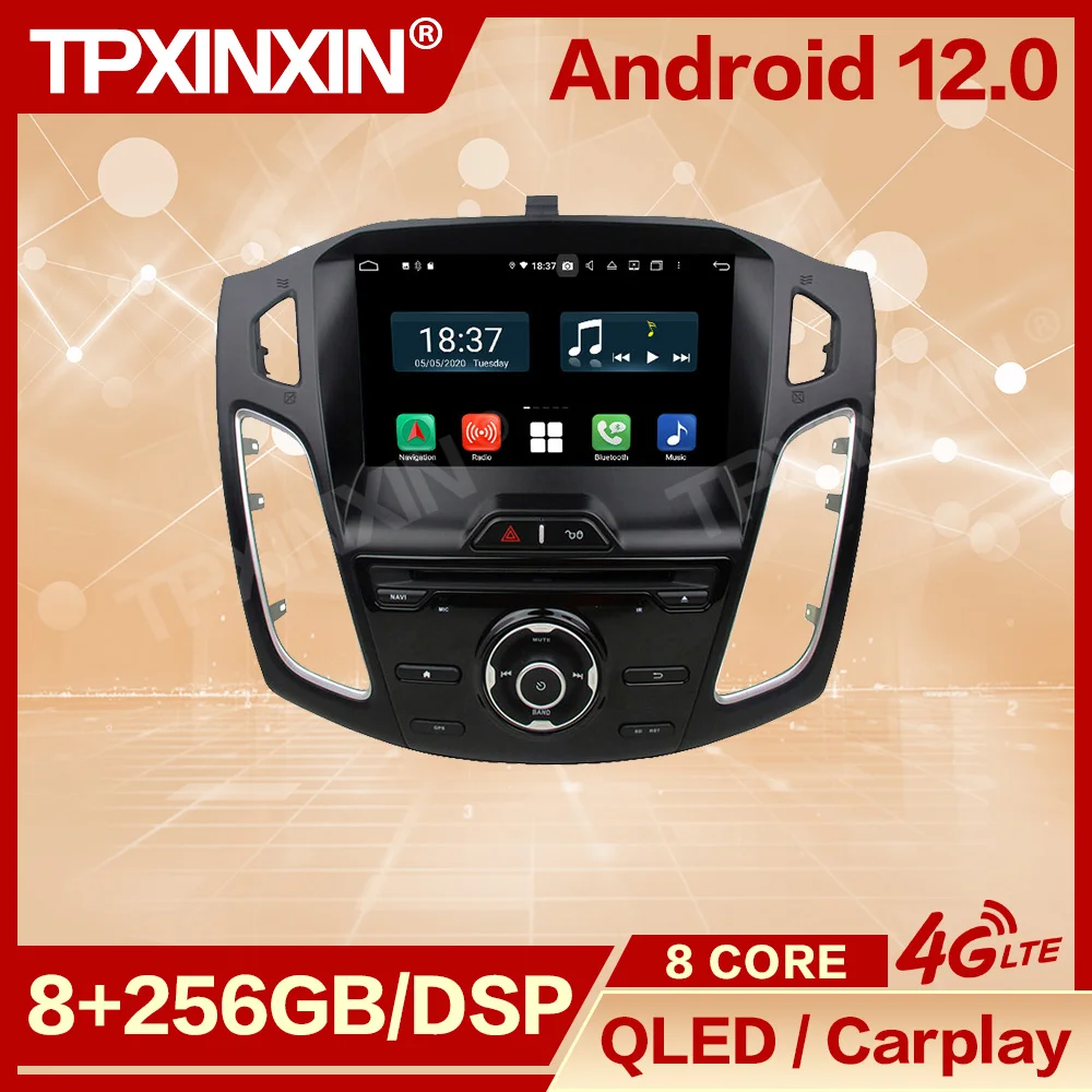 Automotive Multimedia  Radio Coche With Bluetooth Carplay GPS Navi For Ford Focus 2012 2013 2014 2015 Autoradio 2 DIN Android 11