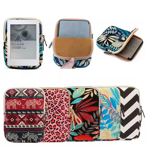 Portable 6 inch e-Reader Sleeve for Kindle Paperwhite Protective Case Insert Pouch 11th Generation Cover Carrying Bag Shockproof