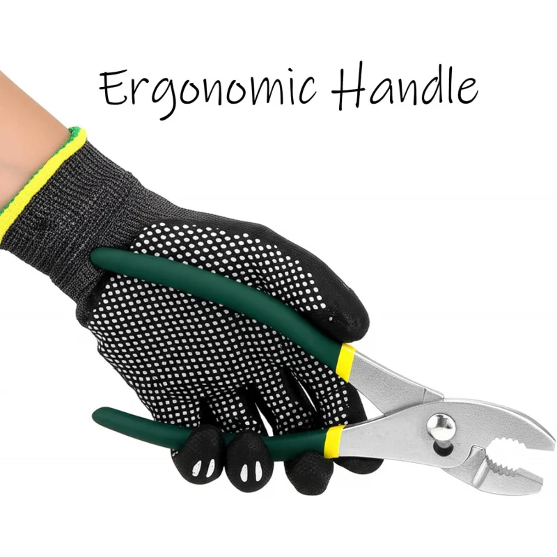 8 كماشة مفصل سهلة الارتداء، مقاومة للصدأ، مفتاح 2 وضع، مقبض مضاد للانزلاق. #6