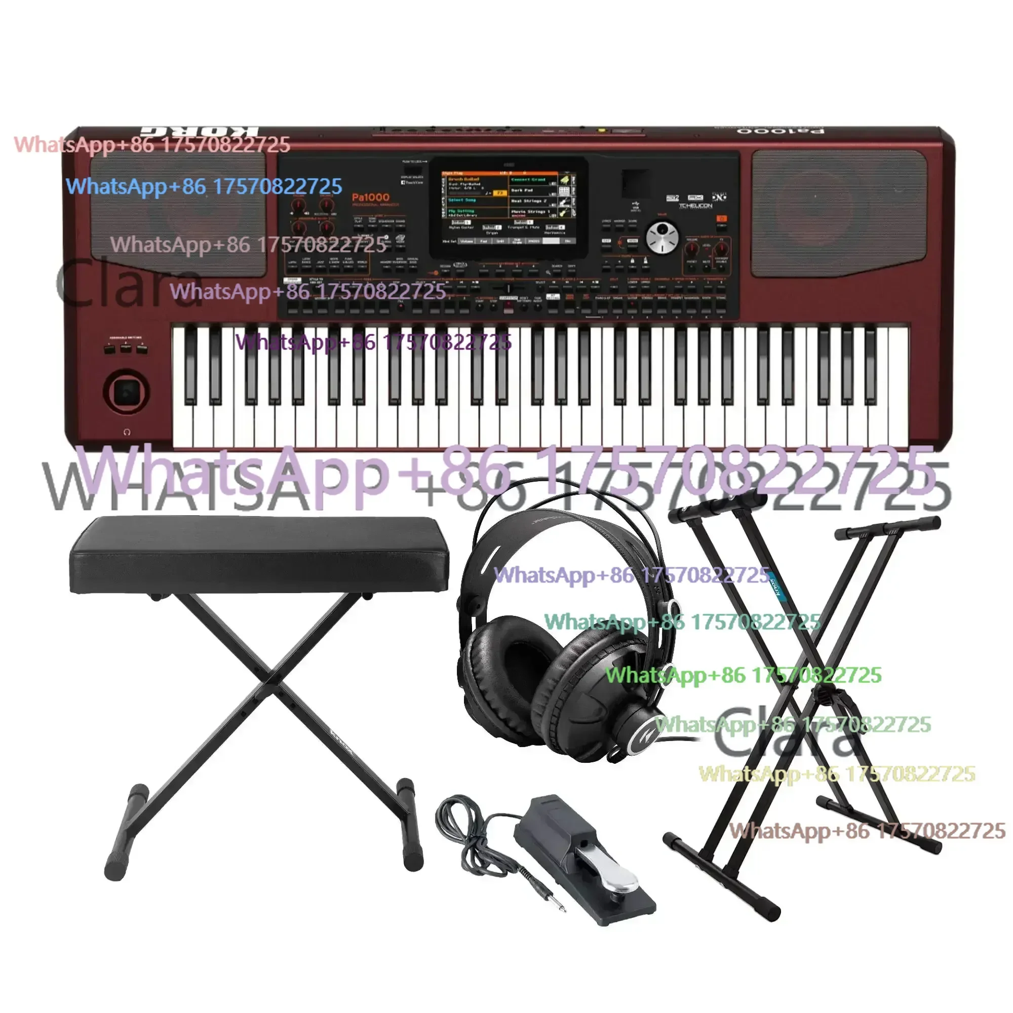 Clara Tools Store, LA MEJOR OFERTA al 100%, Teclado Arreglista Profesional Korg PA1000 de 61 Teclas, Piano Digital de 61 Teclas, Clara Tools Store