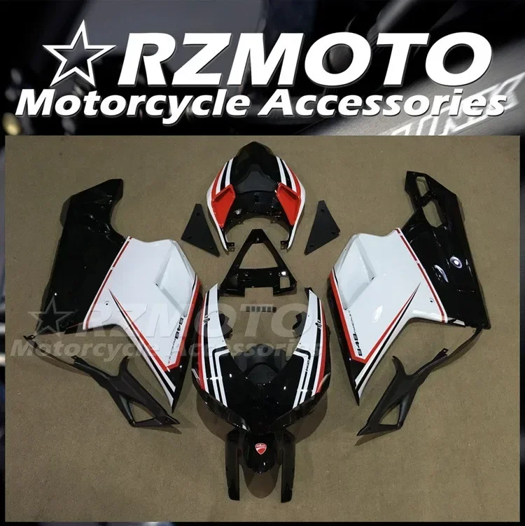 New ABS Fairings Kit Fit for Ducati 848 1098 1198 Evo 2007 2008 2009 2010 2011 2012 2013 2014 Bodywork Set Custom Black White