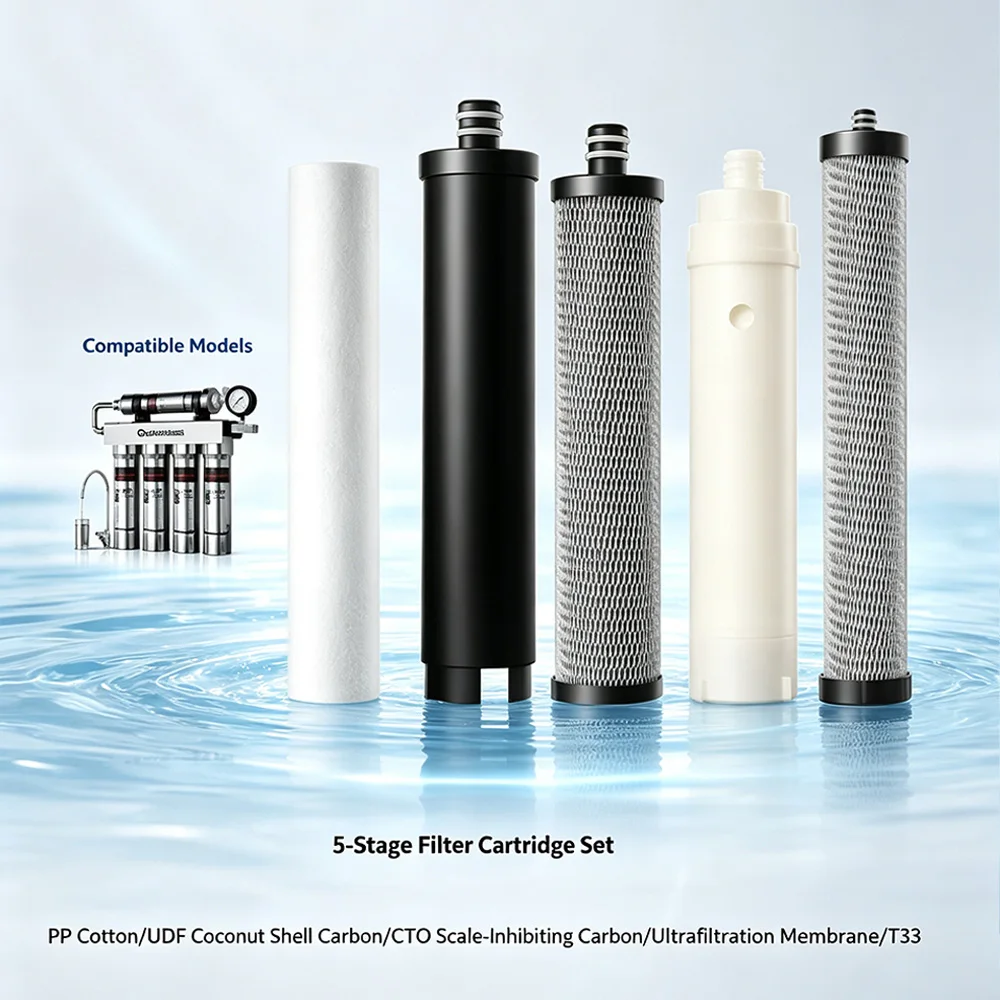 OSWNKW Water Purifier Filter Compatible Replacement For 4+1 Ultrafiltration Cartridge