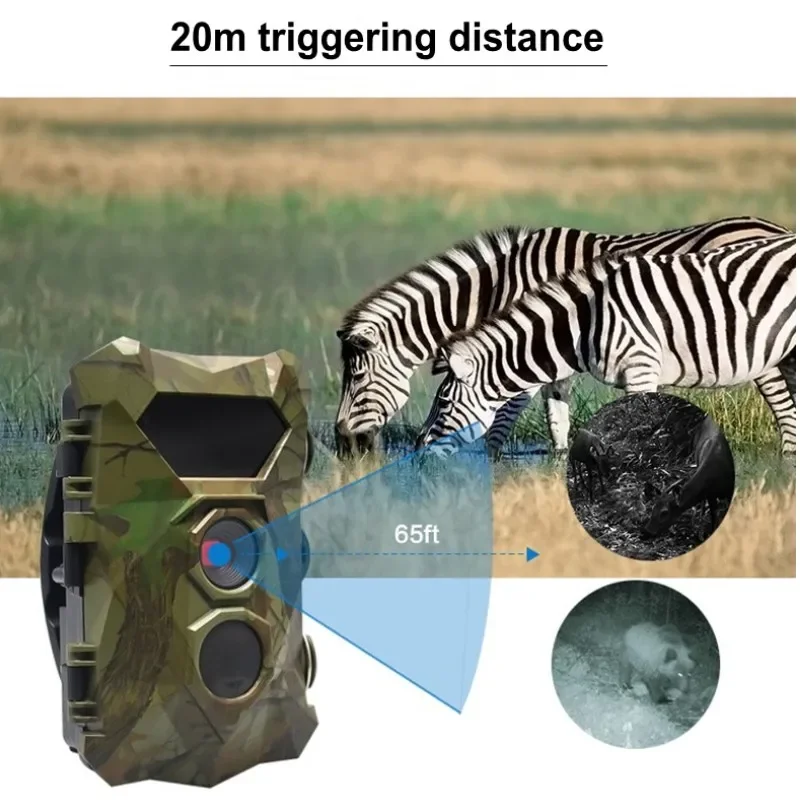 H903 16months Standby Time Night Vision 2.4inch TFT Display Wildlife 20m Trigger Distance 12MP monitor Hunting Trail Game Camera