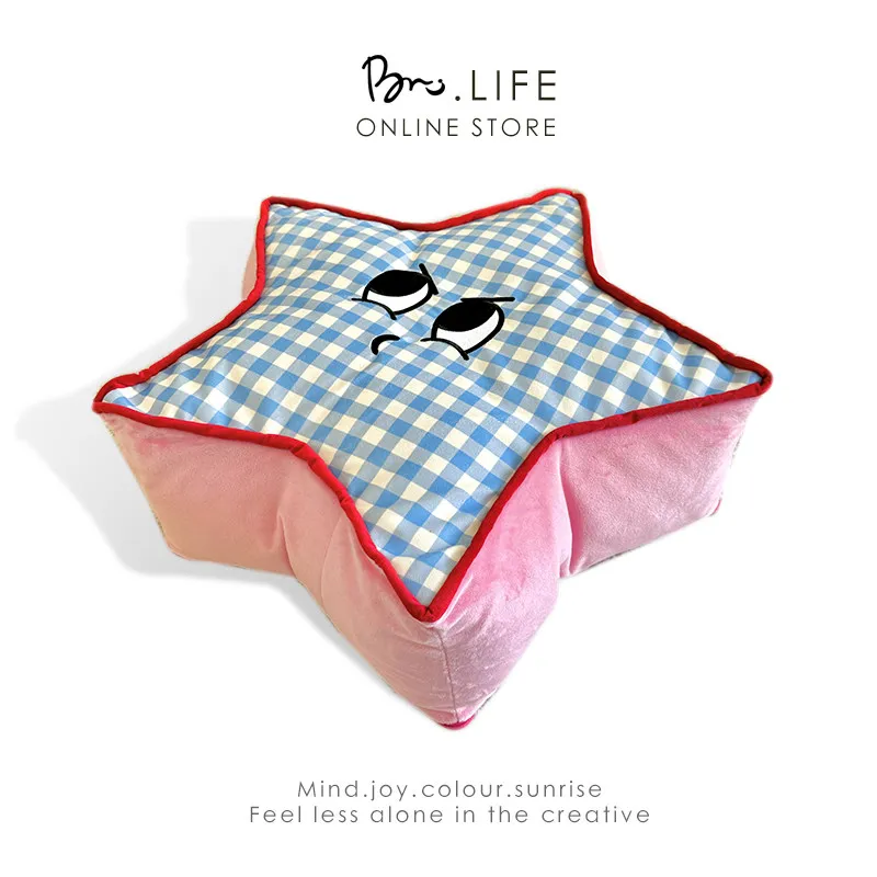 Long-Lasting Non-Sagging Bay Window Seat Cushion Living Room Carpet Pouf Chair Cushion Shoe Bench Footrest for Comfortable Seati