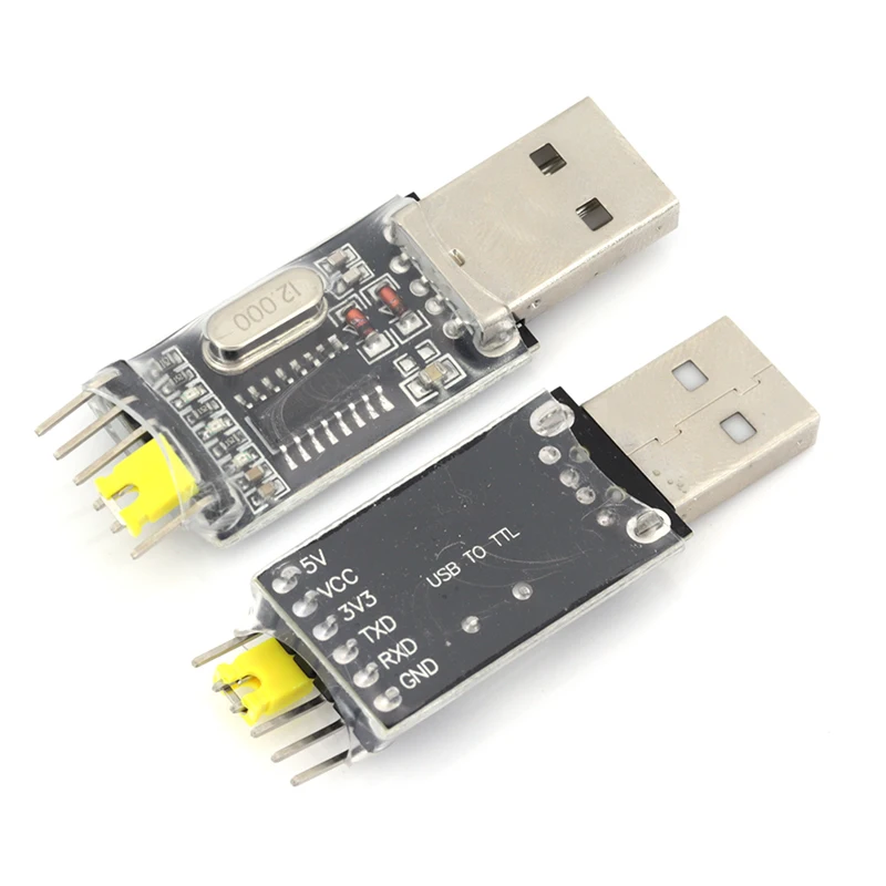 Stlxy 1/5/10Pcs CH340G USB To TTL Converter UART Serial Module 3.3V/5V Switch STC MCU Download ZSAT Satellite Upgrade Cable