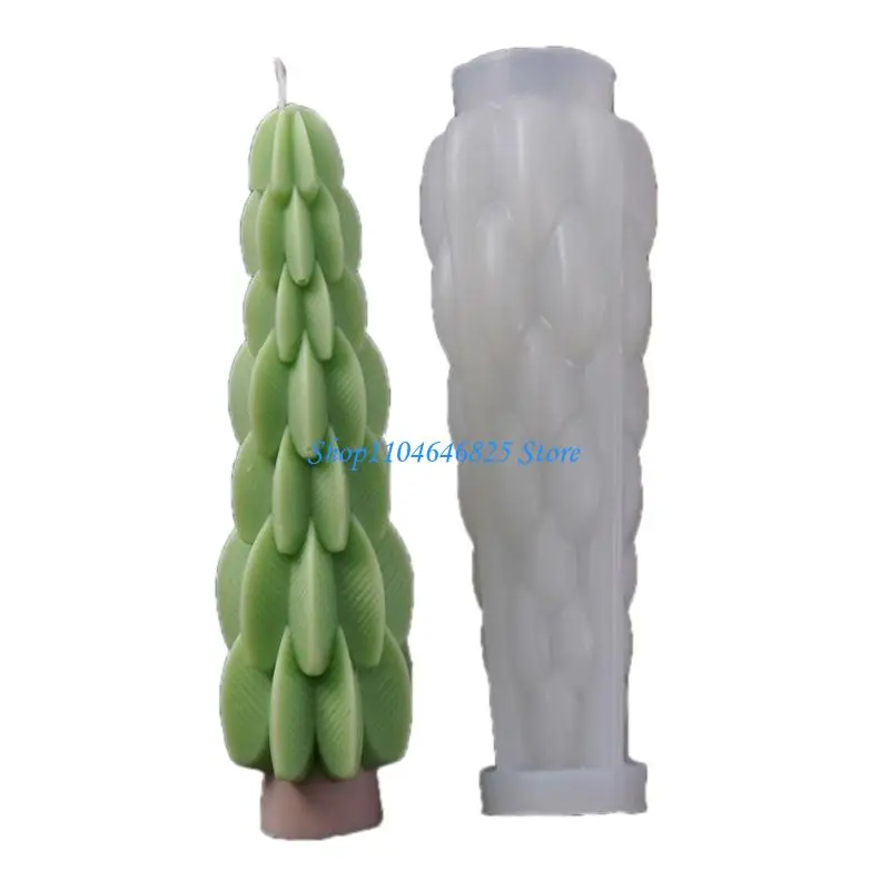 

Christmas Tree Silicone Mold For Handmade Pillar Soap Making