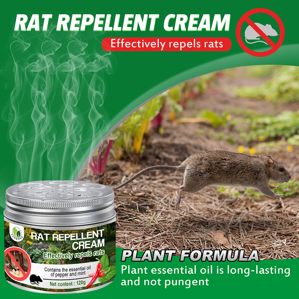 Rat Repellent Gel Deratization Cream Rodent Repellent House Pest Control Outdoor Pest Control Rodent Mice Repeller