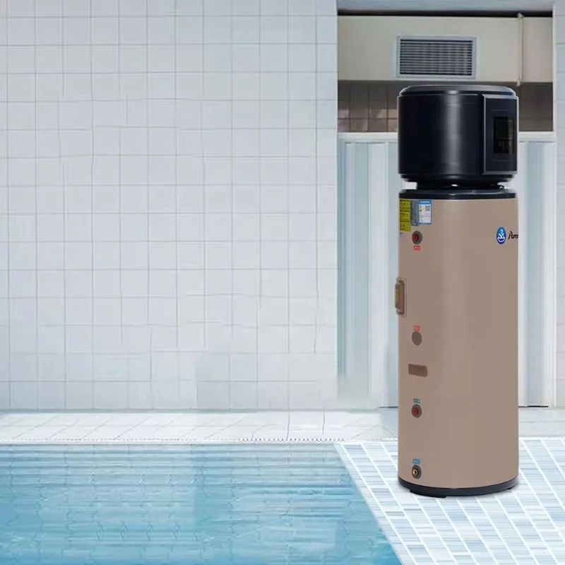 Фото Электрический водонагреватель Puremind 220В, 150-300 л, моноблочный тепловой насос воздух-вода для ванной комнаты и бассейна, сертифицированный ERP