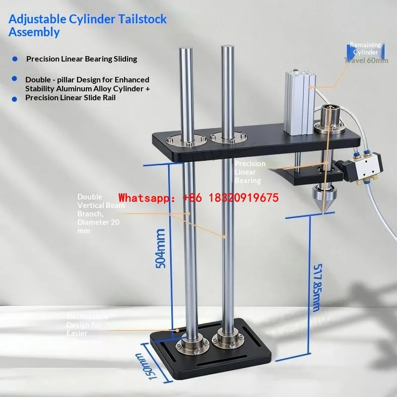 Cyclmotion Downward rotating ejector pin laser welding accessories auxiliary tooling rotating shaft fixture welding cylinder