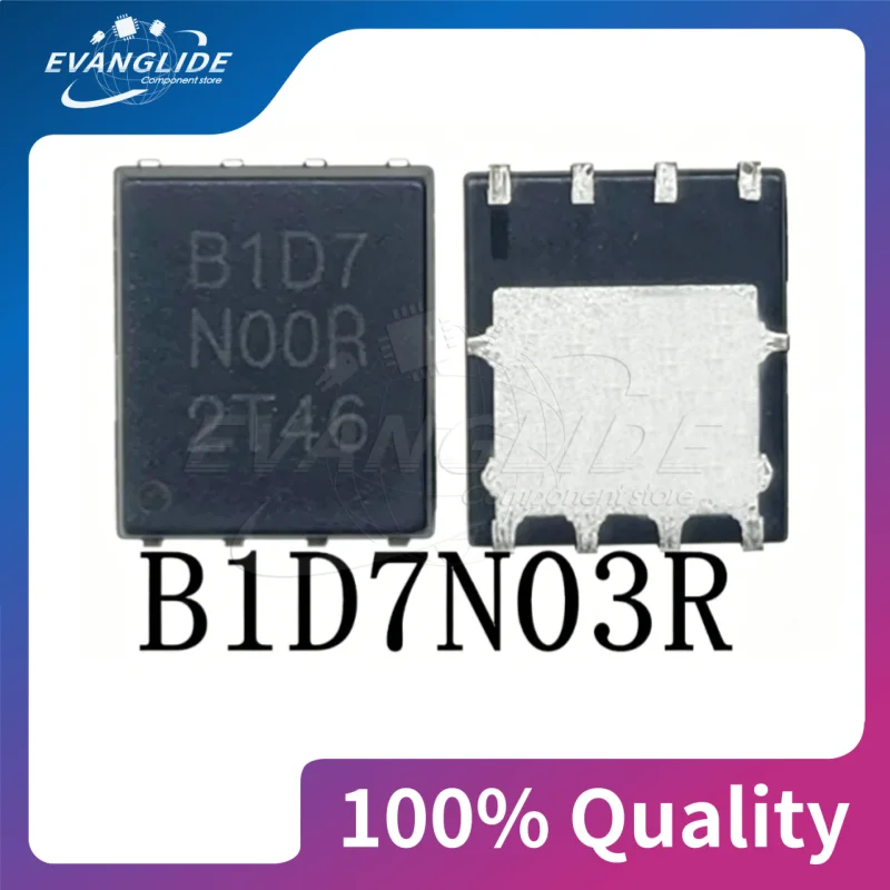 2 PCS/LOT B1D7N03R MTB1D7N03RH8 MARK B1D7N03R B1D7 N03R QFN 30V/200A MOSFET