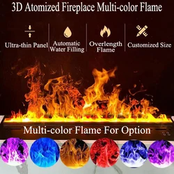 Electric Fireplace Decorative Living Room Indoor Fireplace Humidifier Simulation Stoves Touchable 3D Flame Steam Fireplace