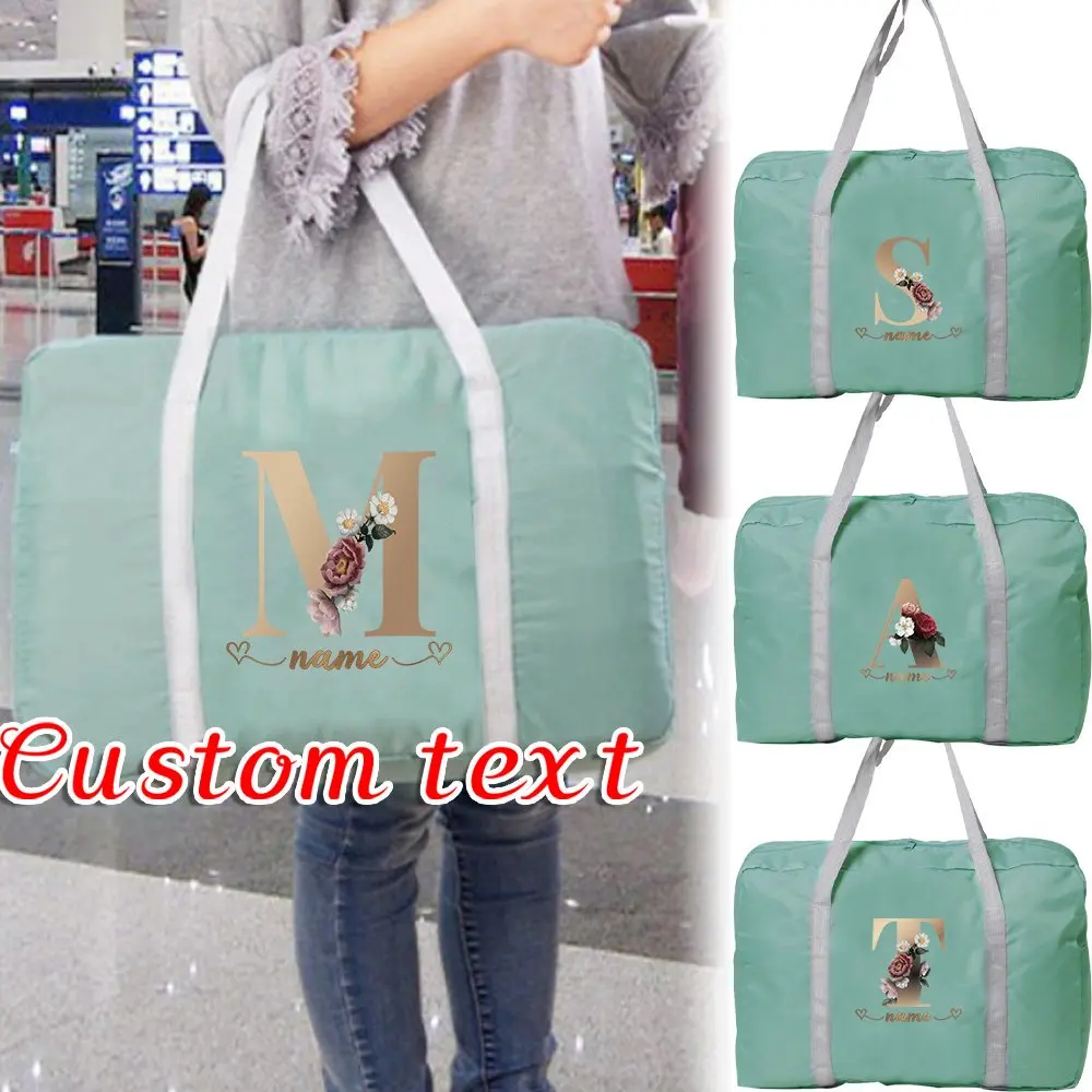 Personalized Customized Storage Clothes One-shoulder Weekend Travel Bag Light Large Portable Simple Travel Bag