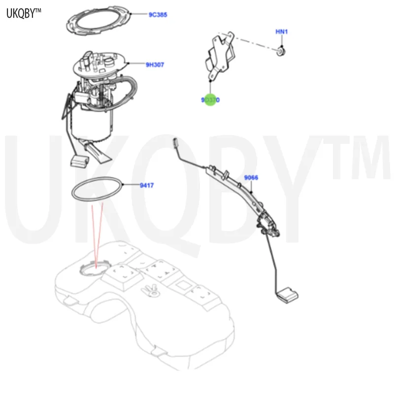 La nd Ro ve r Dis co ve ry Sh en xi ng 2015 LR133947 Controller Assembly - Fuel Pump Drive