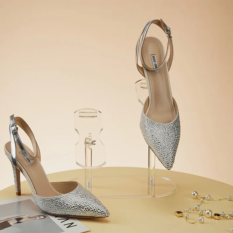Shoe Display Stand Clear Acrylic High Heels Display Props Shopping Mall Window Counter Shoe Stand Shoe Support Shoe Rack Riser
