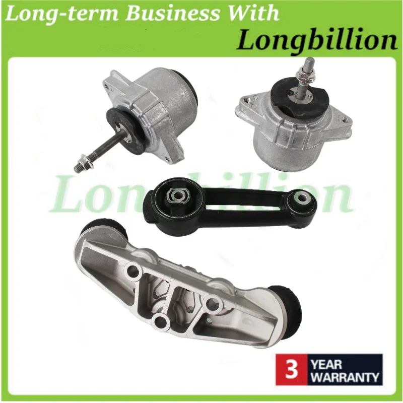94637505822 97037511801 95537510113 4Pcs 94637505722 Engine Trans&Torque Strut Mount for 2011-2016 Porsche Panamera 3.0L 3.6L