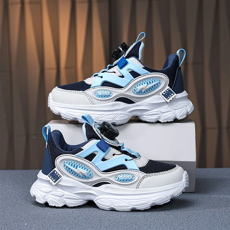 

Autumn Childrens Boy Sneakers Outdoor Non-slip School Running Basketball Kids Causal Shoes Fashion Soft Mesh Girls Sports Shoes