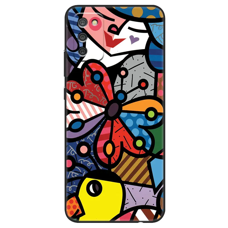 Picasso abstract Art painting Case For Samsung Galaxy A03S A01 Core A21S A02S A10S A11 A20S A20E A30 A31 A40 A41 A6 A7 A8 2018