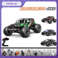 HOSPEED RC Car 1:18 Brushless 1:14 Brushed High Speed 4WD RC Desert Car 2.4G Full Scale RC Off-Road Vehicle Pickup Truck Model