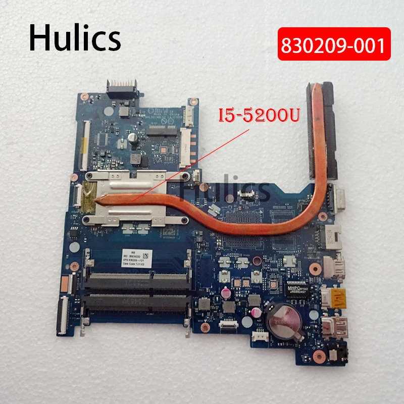 Hulics Usado PARA HP 15-AC 440-G3 440 G3 Motherboard 831803-001 830209-001 AHL50 ABL52 LA-C701P I5-5200U Placa