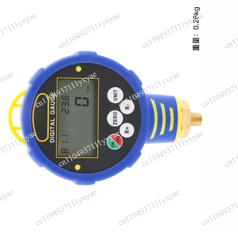 Pressure Vacuum Gauge Measurement 688l Portable Adjustable Digital Display Refrigeration Air Conditioning Tube Pressure Gauge