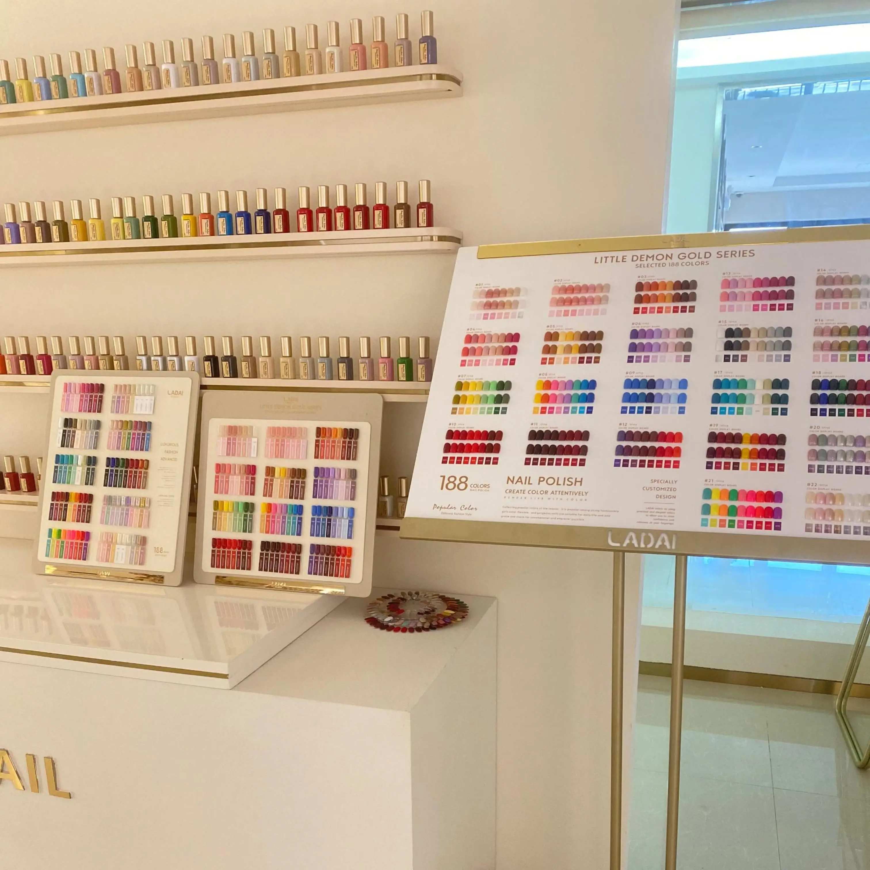 New Arrival 188 Colors Gel Nail Polish Set With Big Color Display Luxury Nail Kit Wholesale Supplier