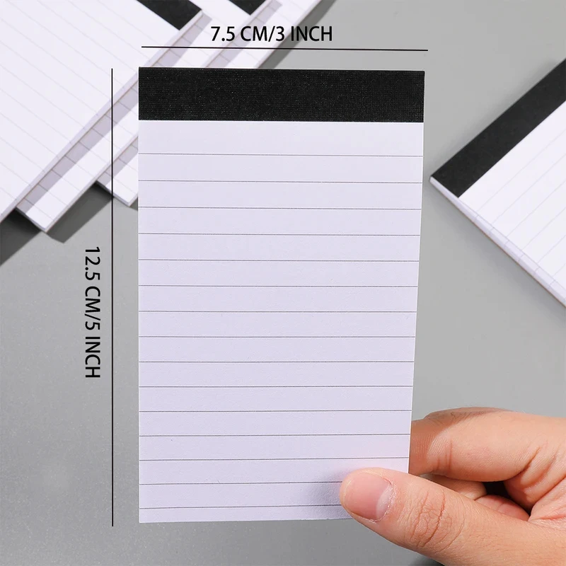 5 10 Volumes A7 Note Pads 30 Horizontal Lines Notebook Daily Planner Journal for Office School Home kawai Stationery Supplies