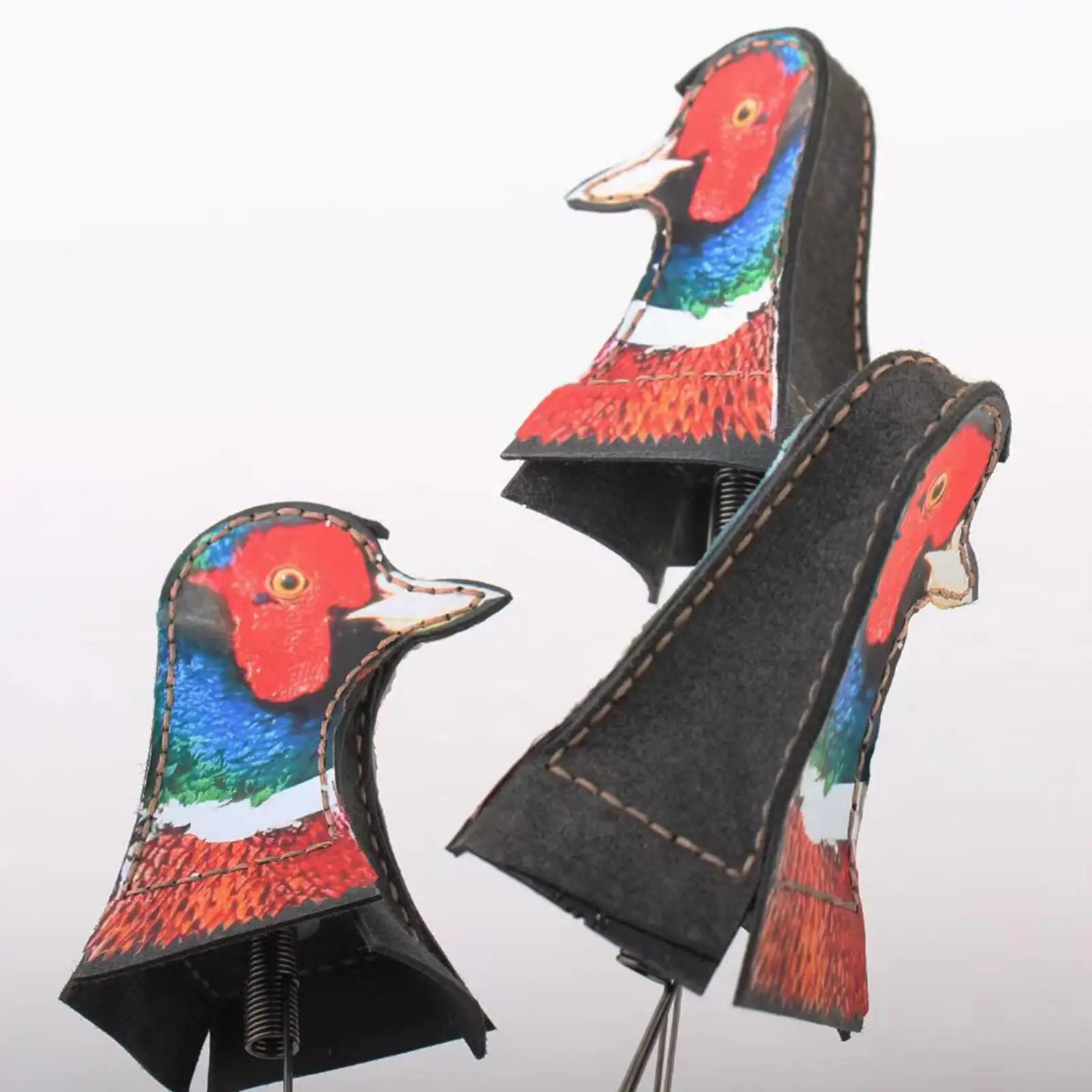 Target Thickened Steel Rooster Shape for Outdoor Sports Toy Practice Hunting