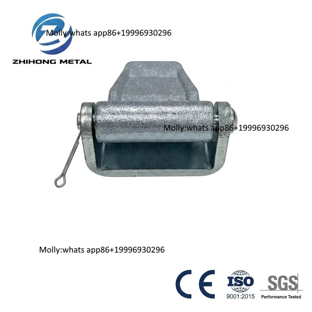 Heavy Duty Shipping Container Door Hinge Stainless Steel Pin-Hot Dip Galvanized Smooth Rotation Anti-Rust ISO 1161 Standard