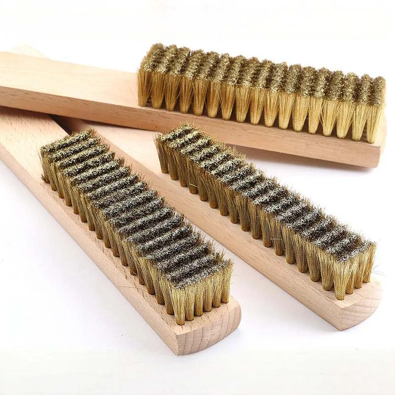 Five in a set  High Quality Soft Copper Wire Brush Jewelry Polishing Burr Removal Clean Stainless Steel Pure Copper Tool