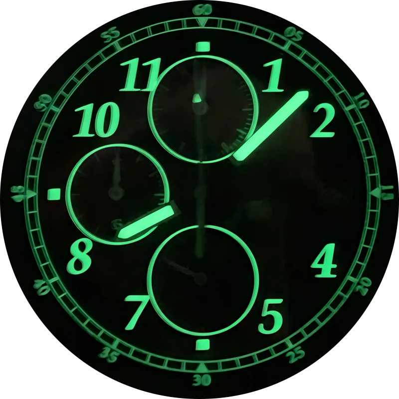 LARIMOKER 38.8 مللي متر ساعة كوارتز رجالية موضة عادية 100 متر مقاوم للماء الياقوت الزجاج مناسبة لحركة VK67 ساعة رجالي فاخرة #6