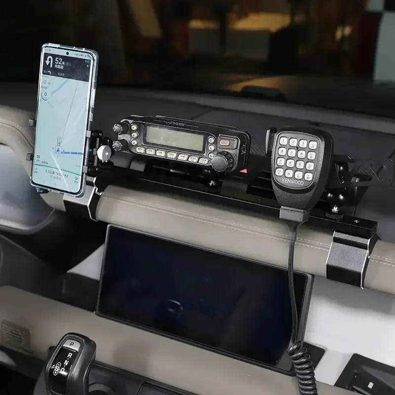 

Car Center Console Multifunction Phone Holder GPS Navigation Bracket Car Accessories For Land Rover Defender 90 110 130 2020-24