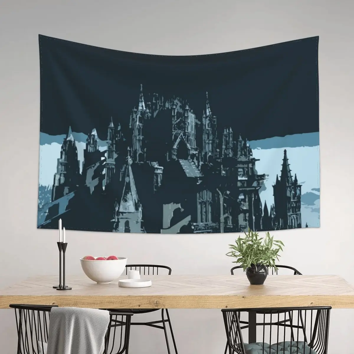 

Anor Londo, The Cathedral of Ancient Lords Tapestry Cute Room Decor Cute Room Things Tapestry