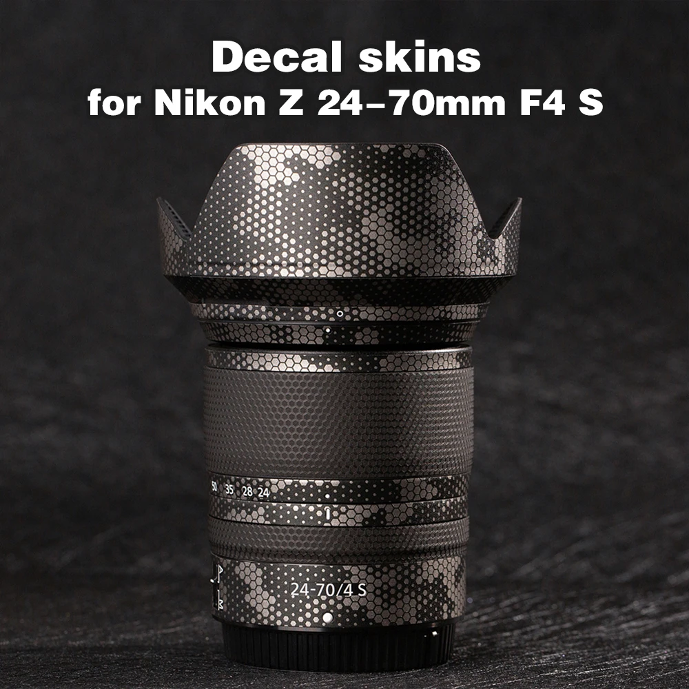 

2470 Decal Skin Wrap Covered Skin Decal Sticker for Nikon Z 24-70mm f4S Lens Skin Sticker for Nikkor 2470F4S Lens Sticker