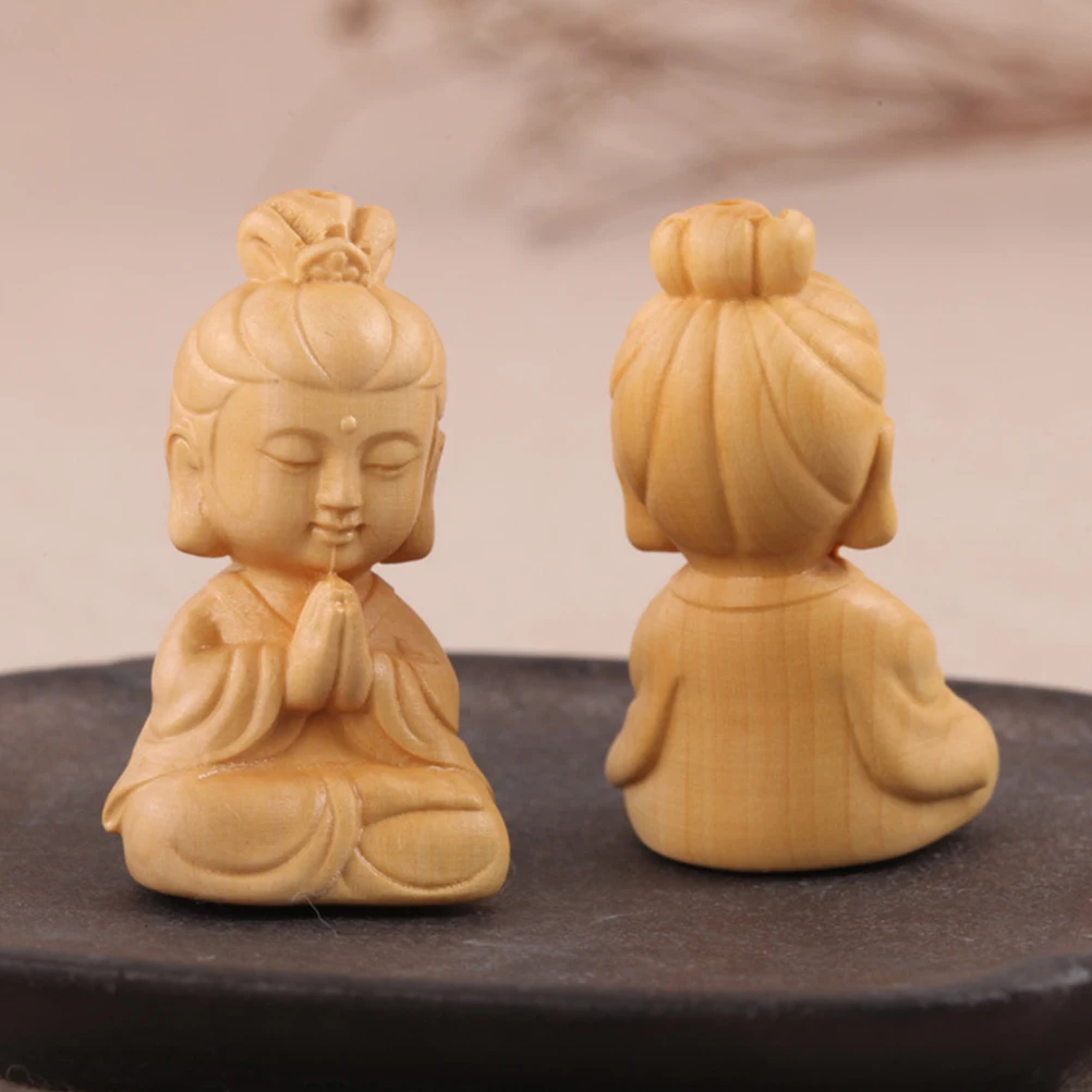 

5 Pcs Crafts Desktop Decoration Golden Yellow Desktop Decor naments Portable Figurines