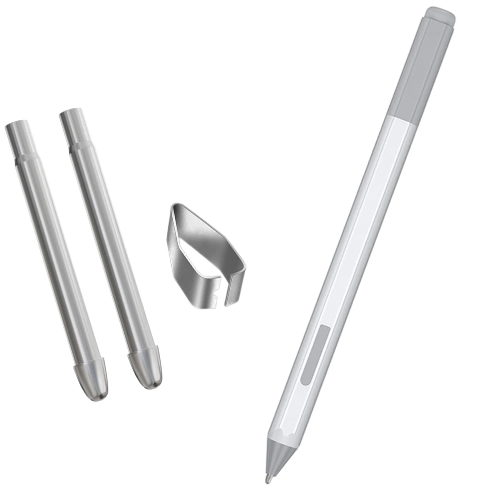 No Wear Out Titanium Alloy Pen Tips fits for Microsoft Surface Pro 7 6 5 4 Pen, Pencil Like Refill Nibs fits Laptop Stylus Pen