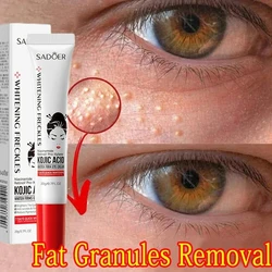 Crema eliminadora de gránulos de grasa para ojos, Gel reparador reafirmante, hidratante, para el cuidado de la piel, antihinchazón, líneas finas, ojeras