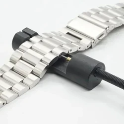 Metal saat kayışı sökmeye aracı Watchband bilezik onarım ayırma cihazı kitleri bant açacağı kemer ayarlayıcı izle aksesuarları