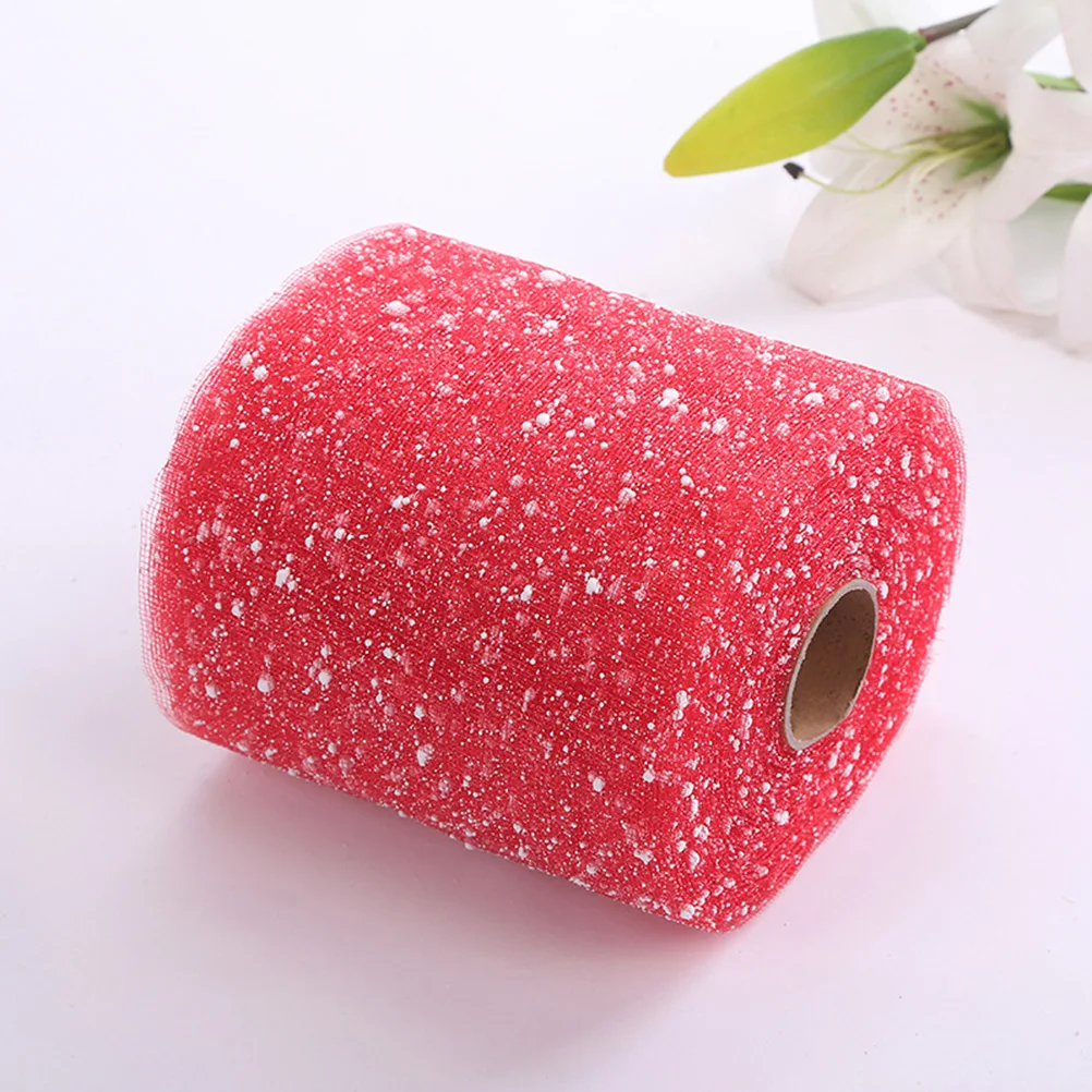 

flower wrapping material red yarn red gauze snow yarn snow gauze