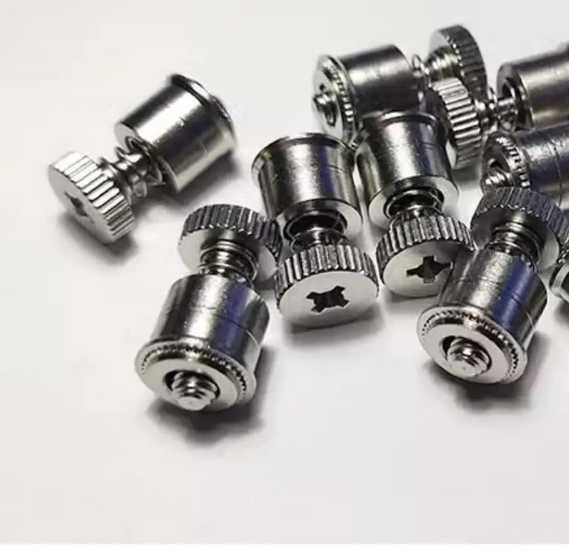 PF7MF-M3M4/440/632/832 Self-Clinching Captive Panel Screws Heat-Treated Carbon Steel Retainer And Screw And Spring