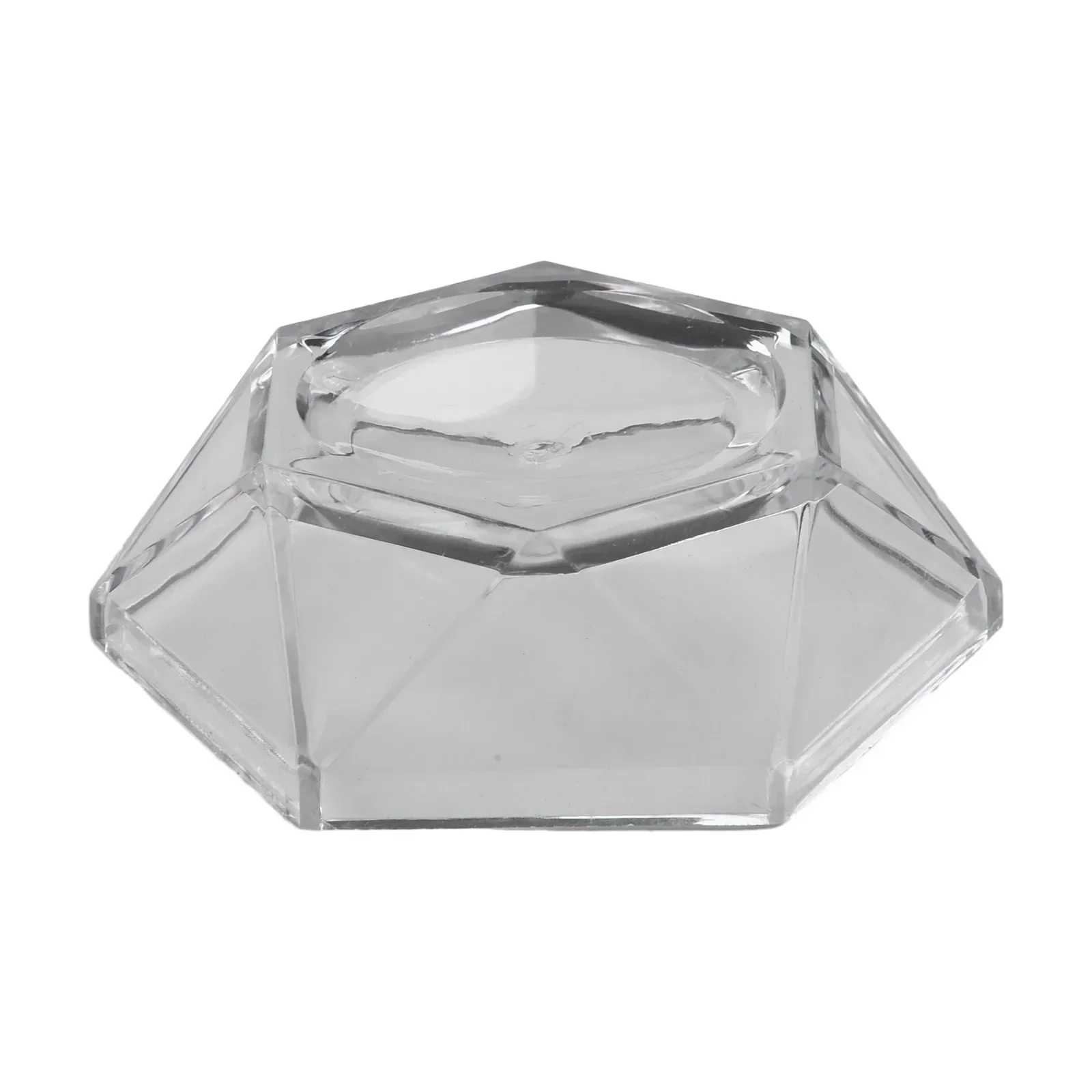 1 pz Base per esposizione a sfera in acrilico Palline Espositore Decorazioni Base Forma esagonale Decorazioni per la casa Ornamento da tavolo